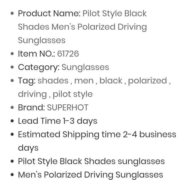 🌞POLARIZED UNISEX PILOTS SUNGLASSES 🕶 - Picture 7 of 12